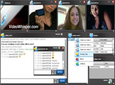 Webcam Site Plugins for Video Streaming, Chat, Conference, Recording, Presentation