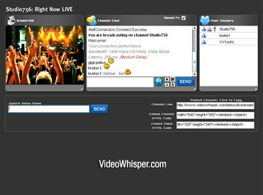 Php Live Streaming - Webcam Site Plugins for Video Streaming, Chat,  Conference, Recording, Presentation